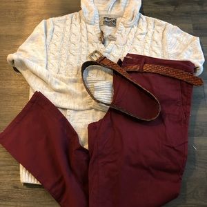 Men’s Maroon Slacks